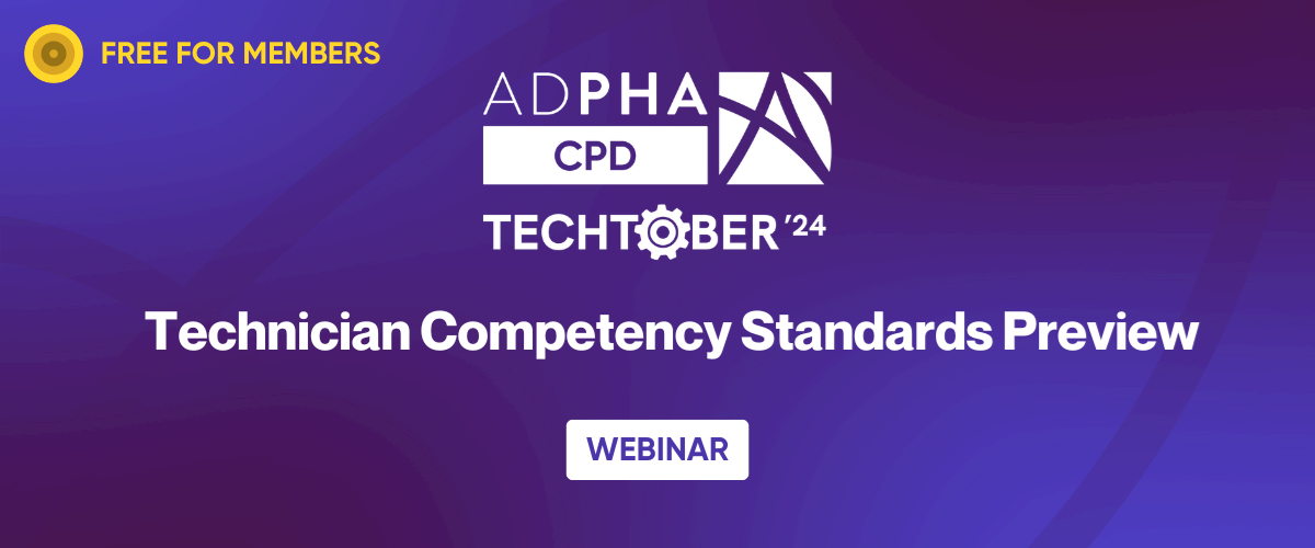 TechTober webinar series | Technician Competency Standards Preview